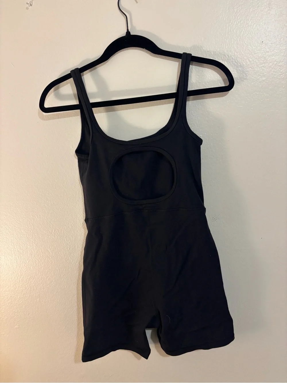 Aritzia Black Tank One-Piece Romper